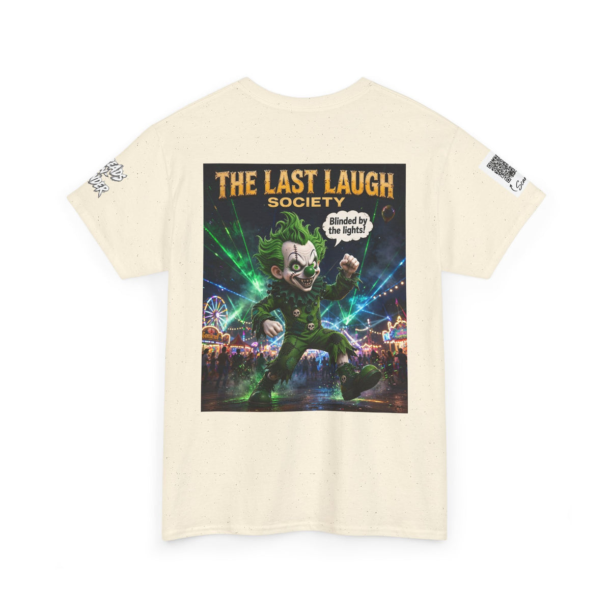 The Last Laugh Society Tee #165 — Carnival Clown Horror Graphic T-Shirt