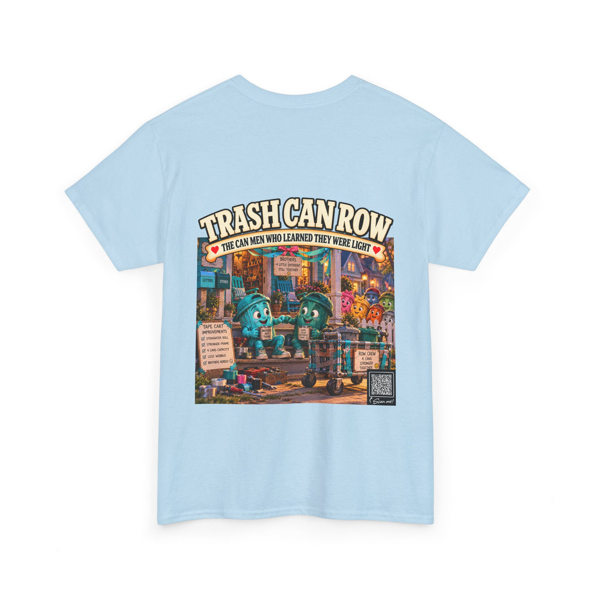 Trash Can Row Tee #1