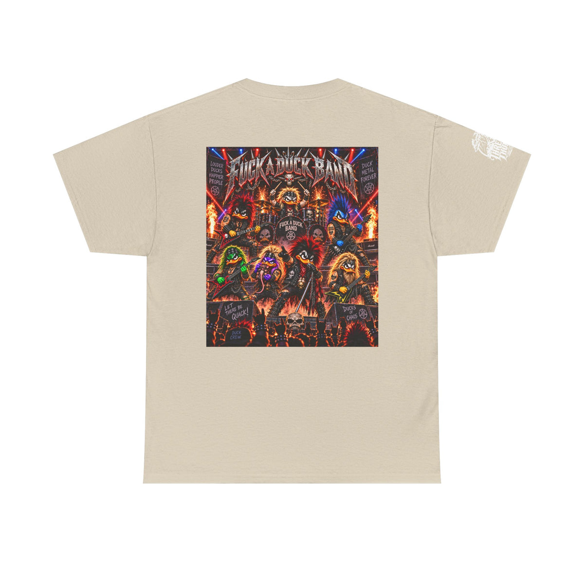 FUCK A DUCK BAND — Heavy Metal Monster Show Back Graphic Tee