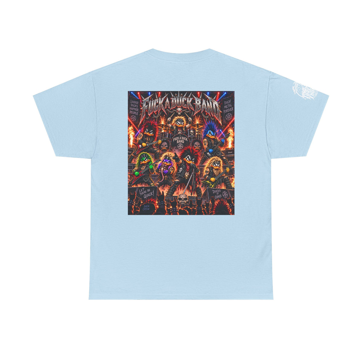 FUCK A DUCK BAND — Heavy Metal Monster Show Back Graphic Tee