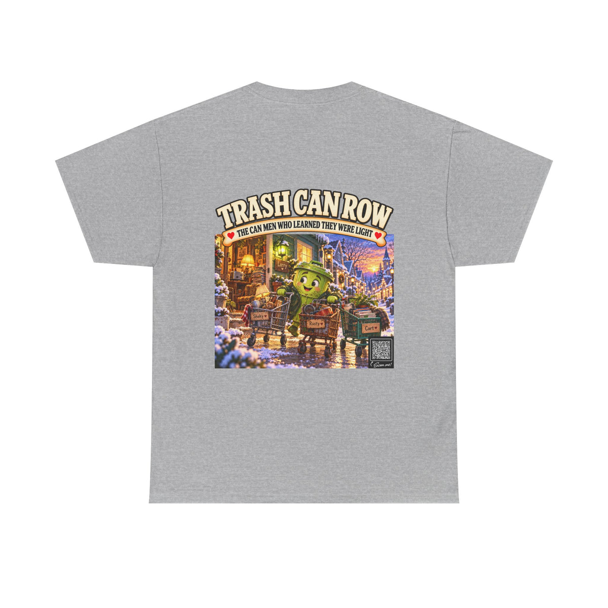 Trash Can Row Tee #4