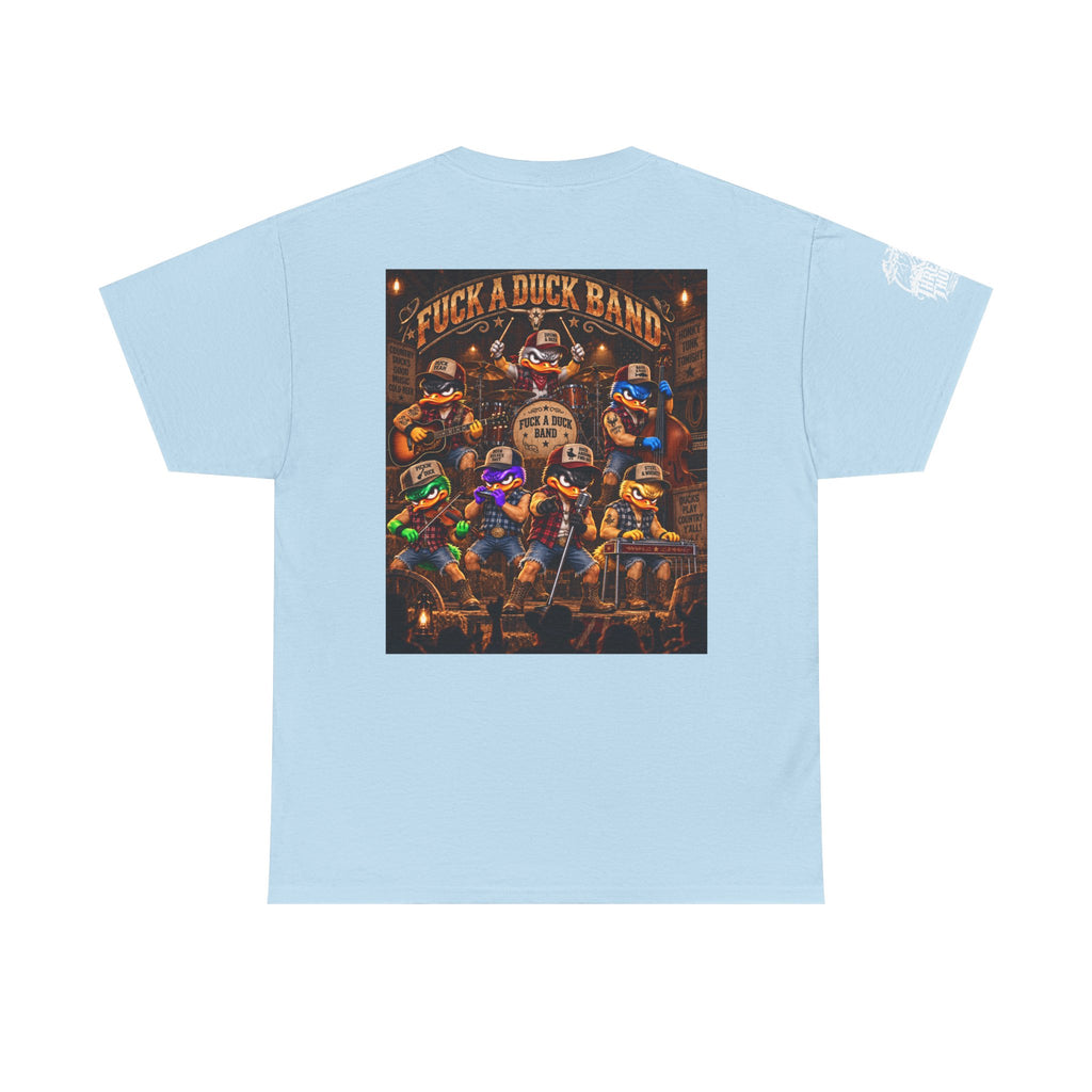 FUCK A DUCK BAND — Honky-Tonk Duck Band Back Graphic Tee