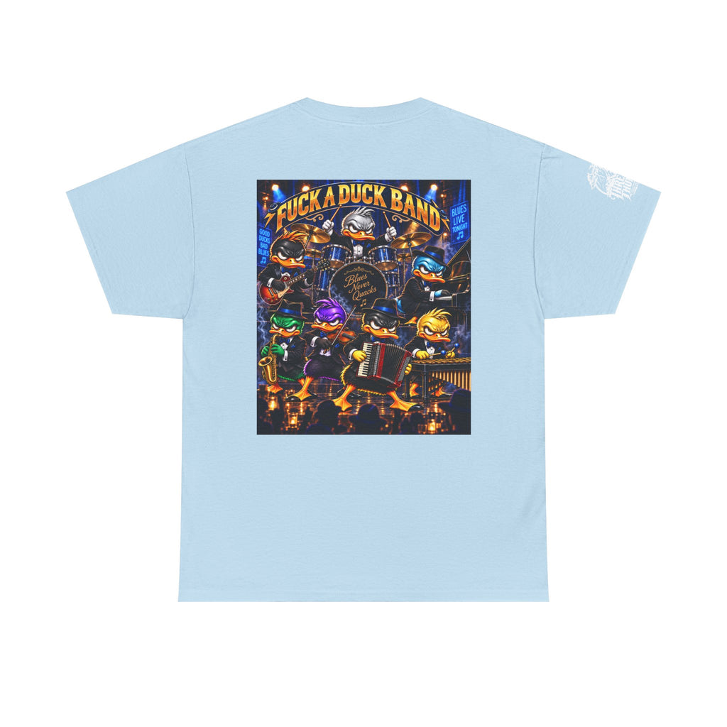 Blues, Tunes & Quacks — Duck Band Back Graphic Tee