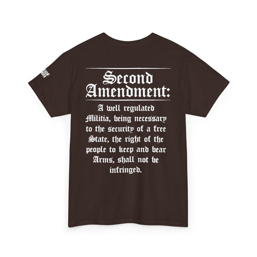 Second Amendment T-Shirt — Constitution Quote Flag Tee