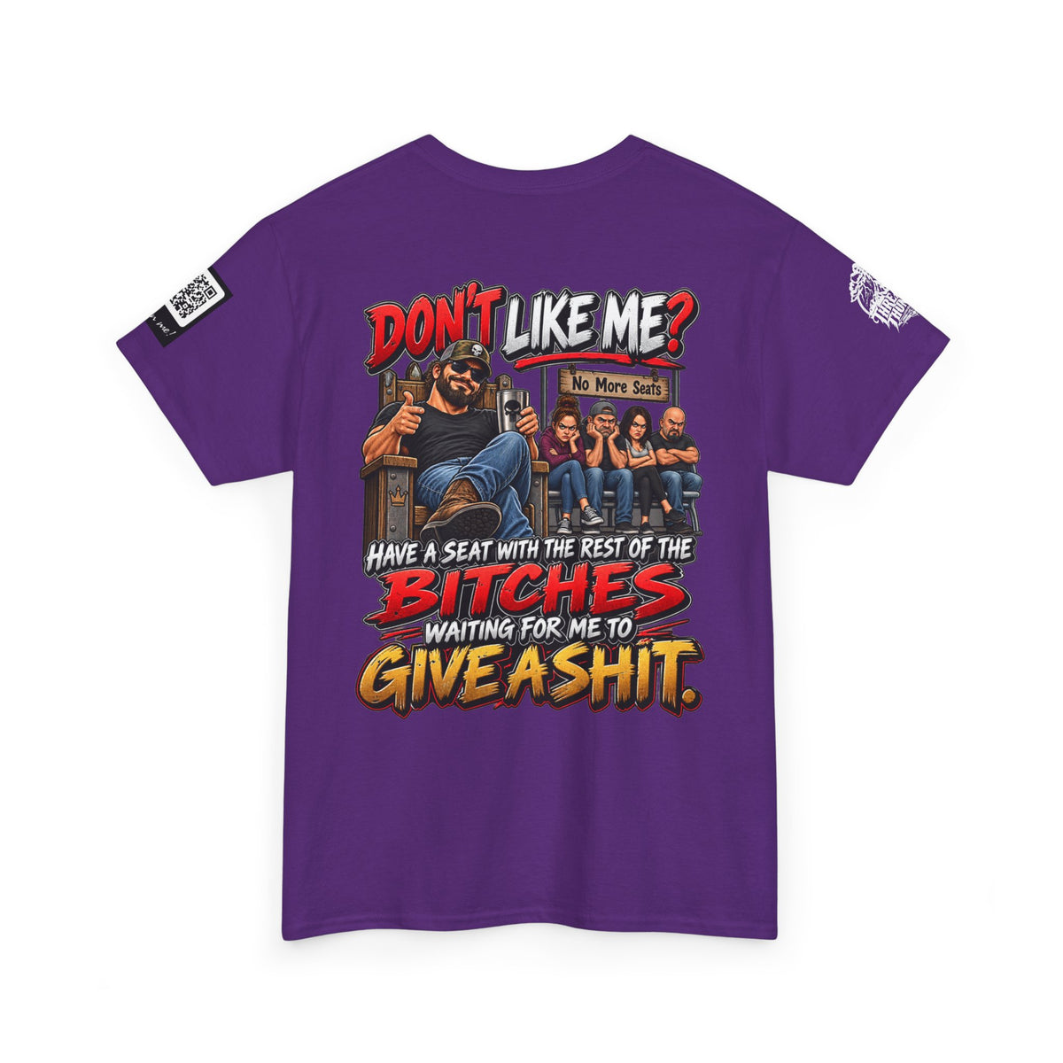 Don’t Like Me? Sit With the Bitches Waiting for Me to Care Back Graphic Tee