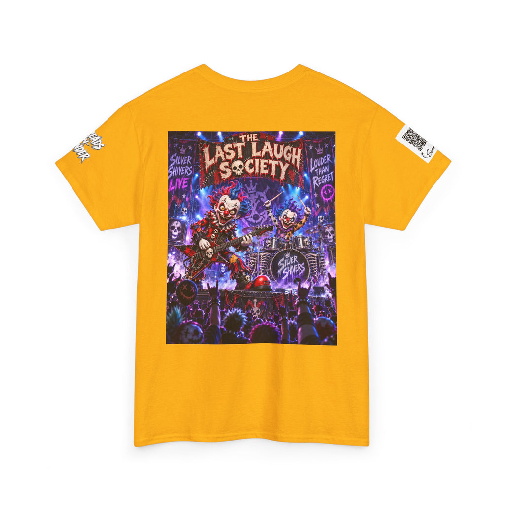 The Last Laugh Society Tee #123 — Carnival Clown Horror Graphic T-Shirt