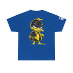 Yellow Rebel Duck Character Back Graphic Tee