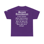 Second Amendment T-Shirt — Constitution Quote Flag Tee