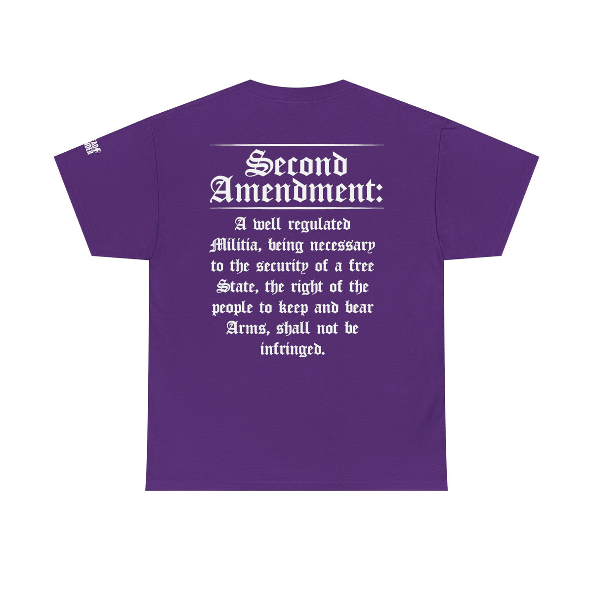 Second Amendment T-Shirt — Constitution Quote Flag Tee