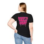 Graphic Tee — "Daddy's Throat" Drip Lettering Shirt