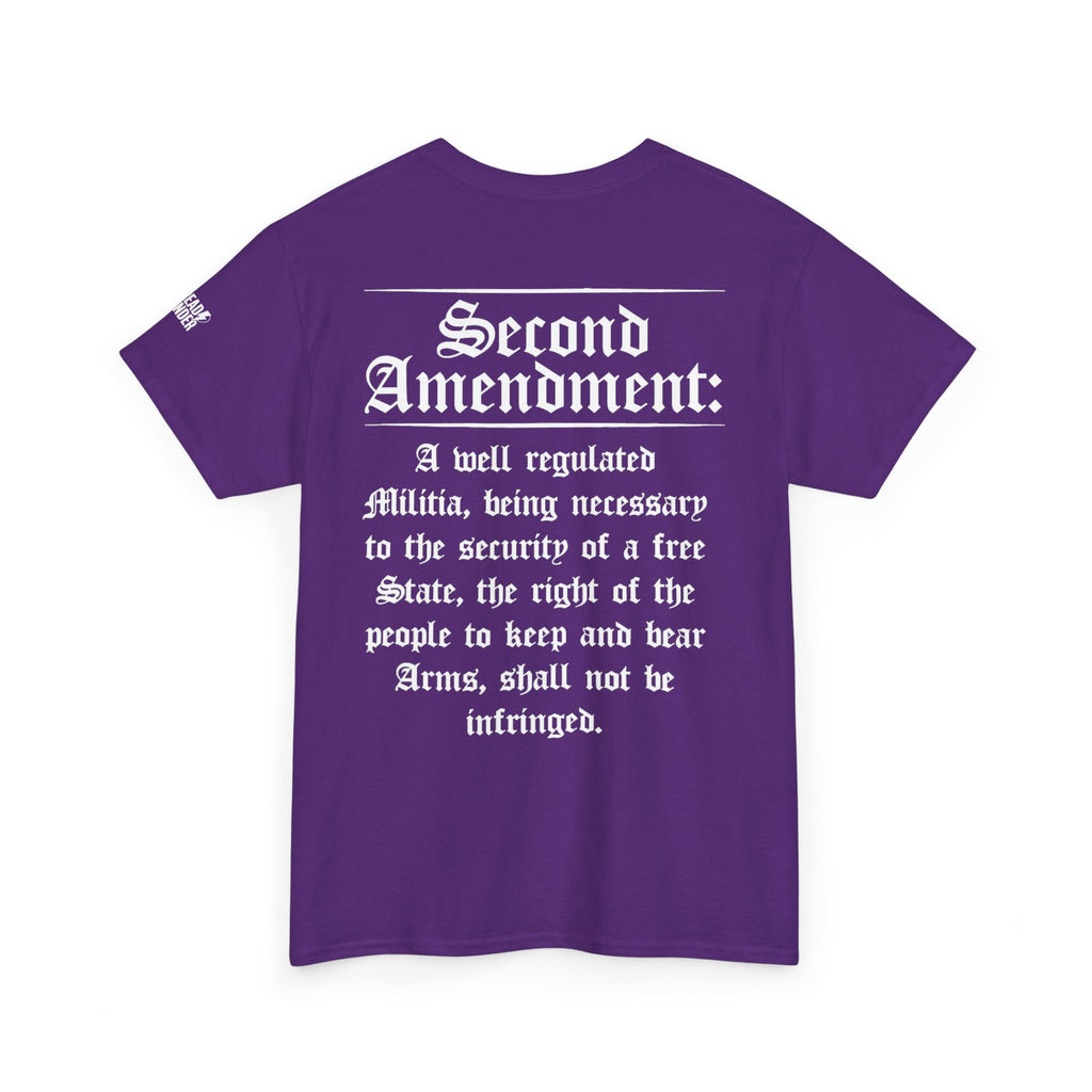 Second Amendment T-Shirt — Constitution Quote Flag Tee