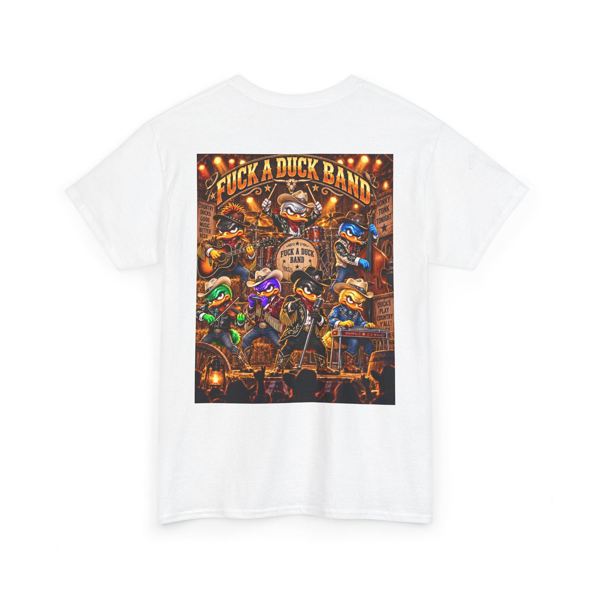 FUCK A DUCK BAND — Country Quack Concert Back Graphic Tee