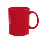 Skull Clash Ceramic Mug — Vintage Rock Tattoo Coffee Cup