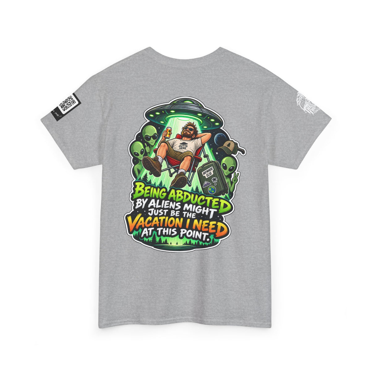Alien Abduction Is the Vacation I Need Back Graphic Tee