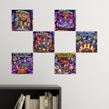 The Silver Shivers Band Square Wall Tiles Set of 6