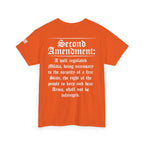 Second Amendment T-Shirt — Constitution Quote Flag Tee