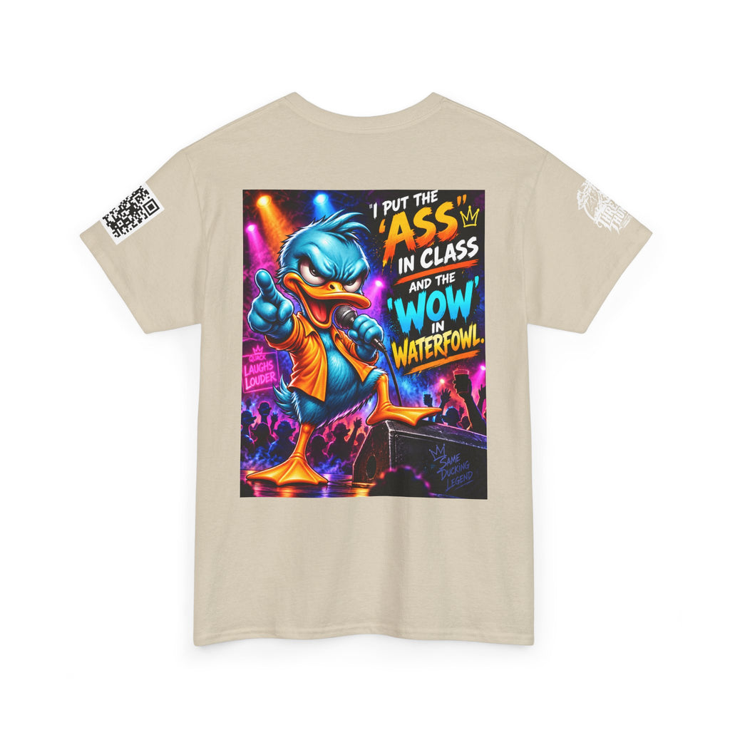 I Put the Ass in Class and the Wow in Waterfowl Back Graphic Tee