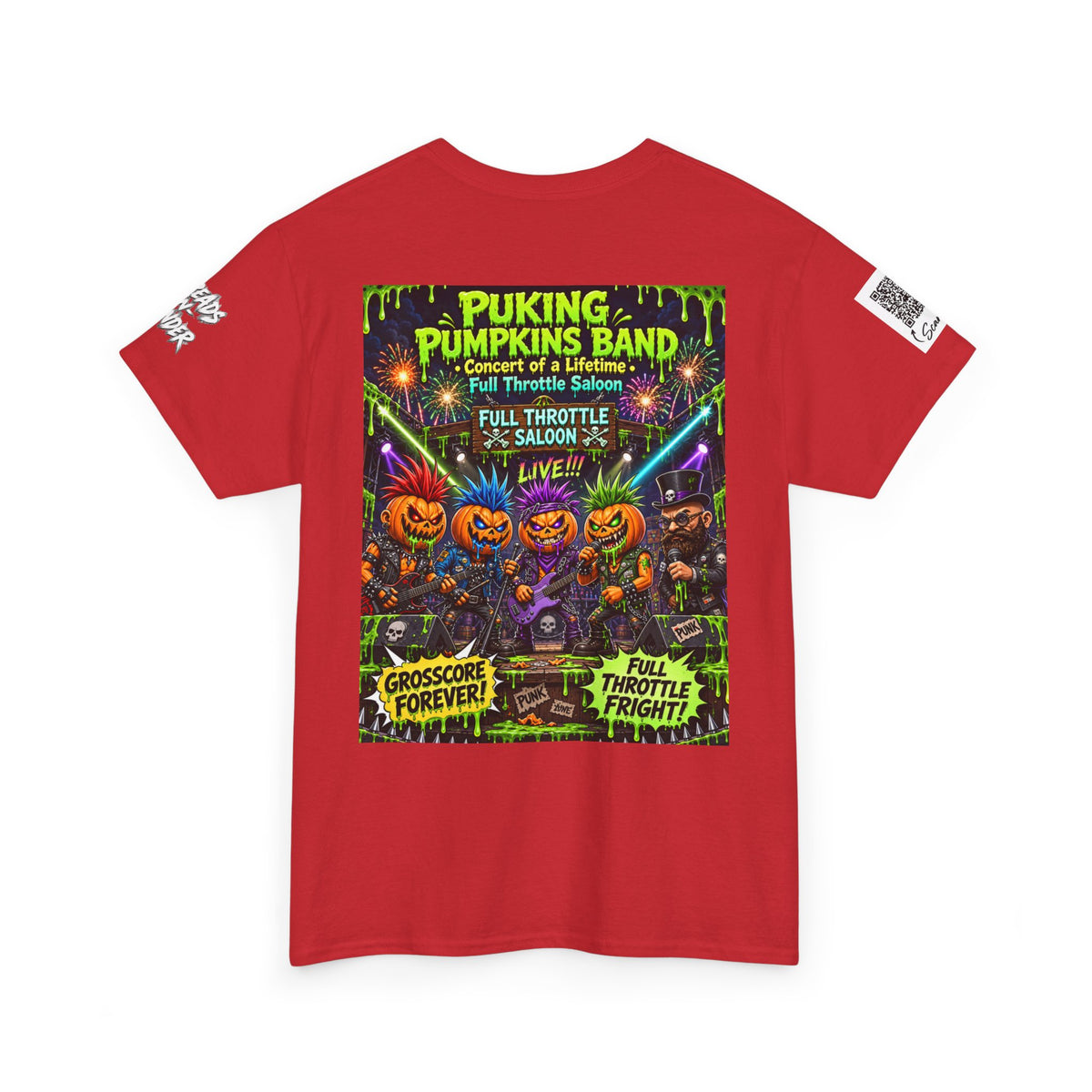 The Puking Pumpkins Punks #3 — Concert of Life - Horror Graphic T-Shirt