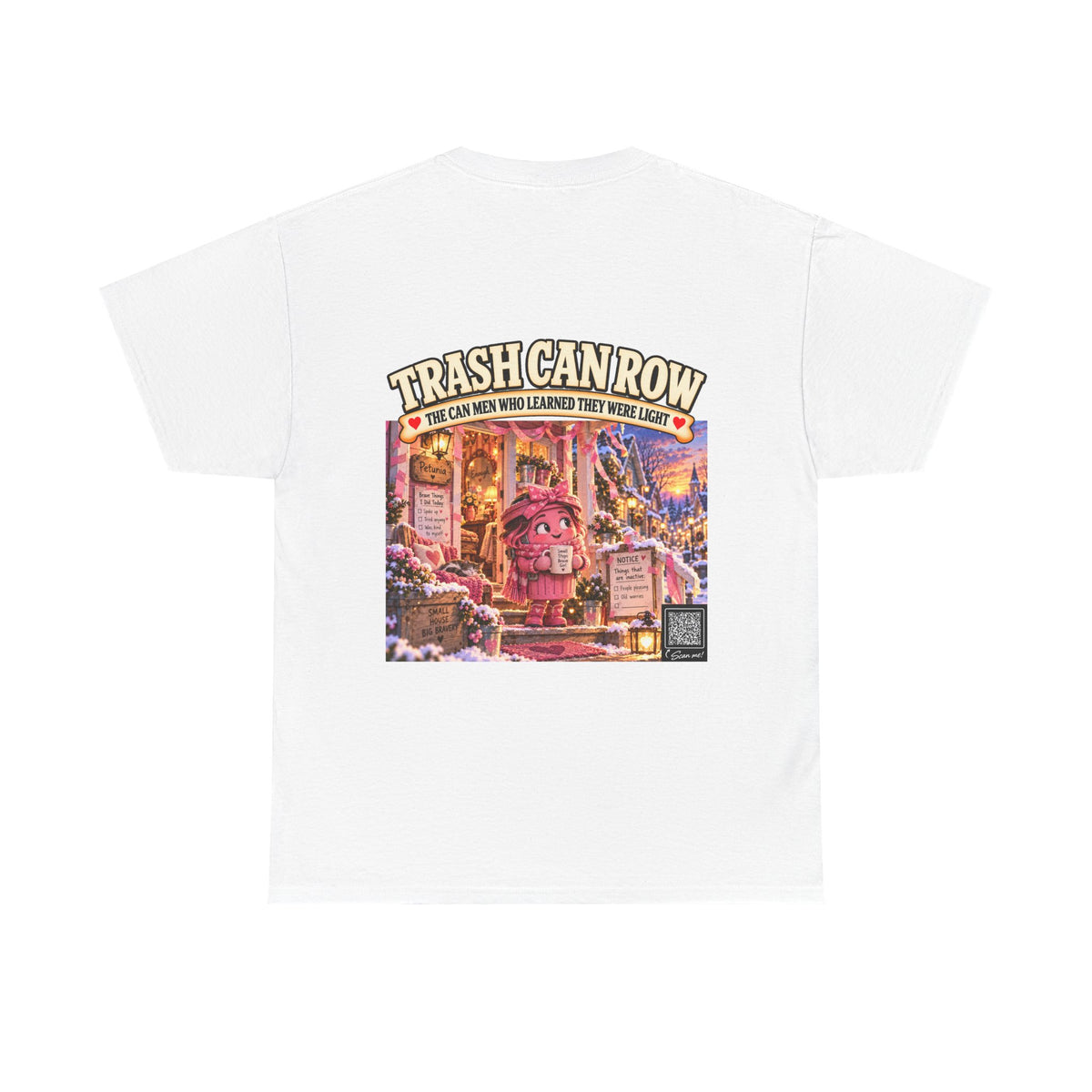 Trash Can Row Tee #3