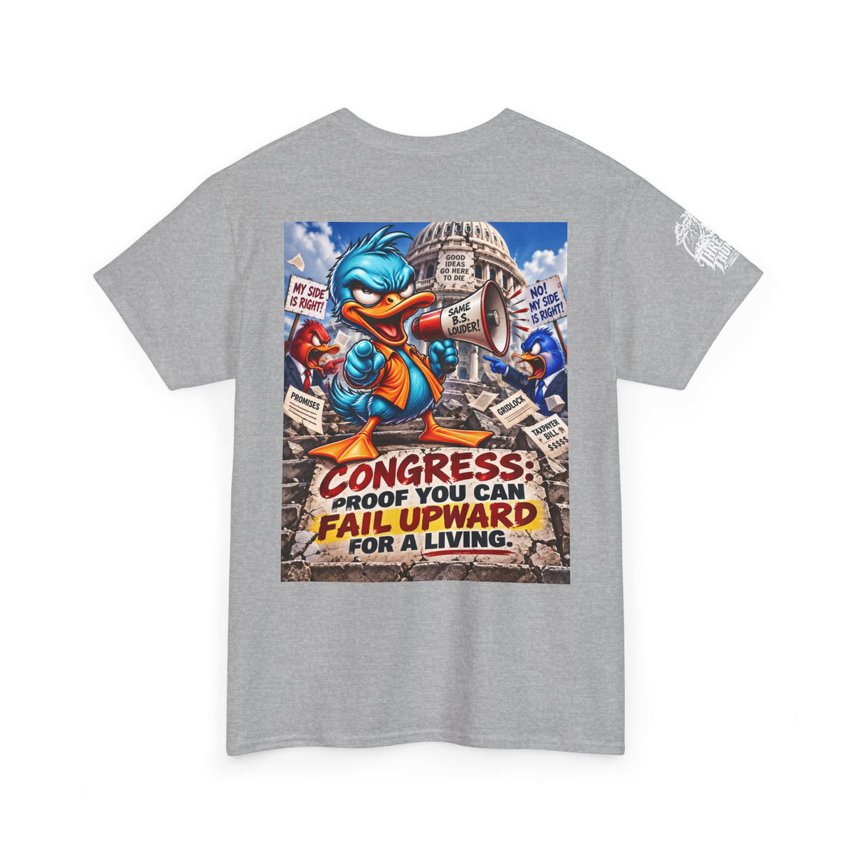 Congress — Proof You Can Fail Upward for a Living Back Graphic Tee
