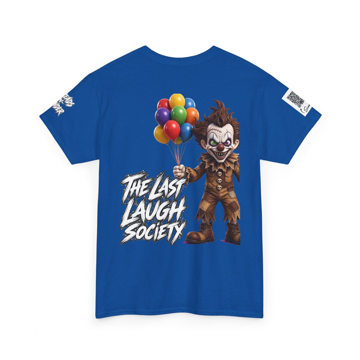 The Last Laugh Society Tee #120 — Carnival Clown Horror Graphic T-Shirt
