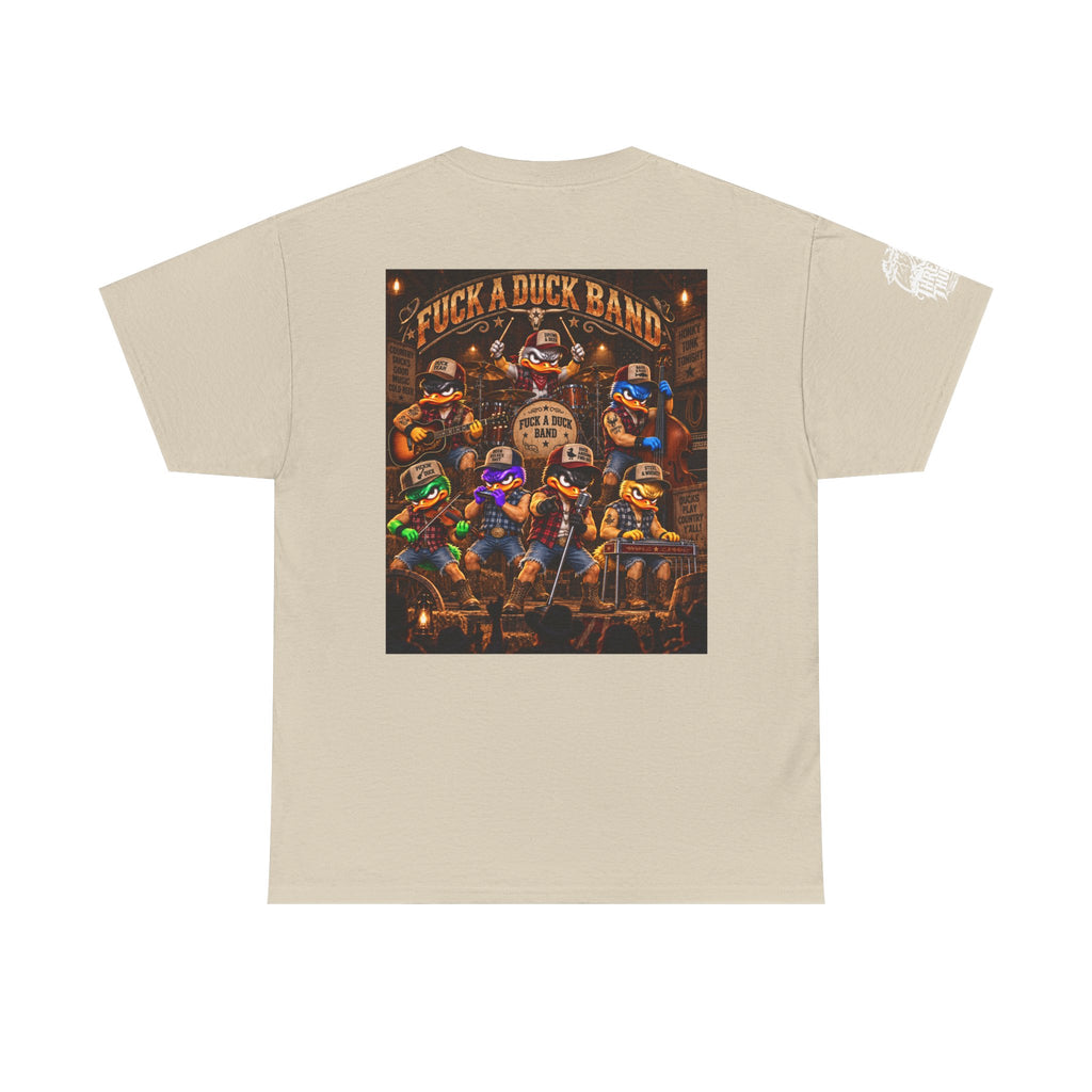 FUCK A DUCK BAND — Honky-Tonk Duck Band Back Graphic Tee