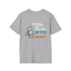 Funny Owl T-Shirt "I'm Sorry Did I Roll My Eyes Out Loud" – Sarcastic Graphic Tee for Women & Moms