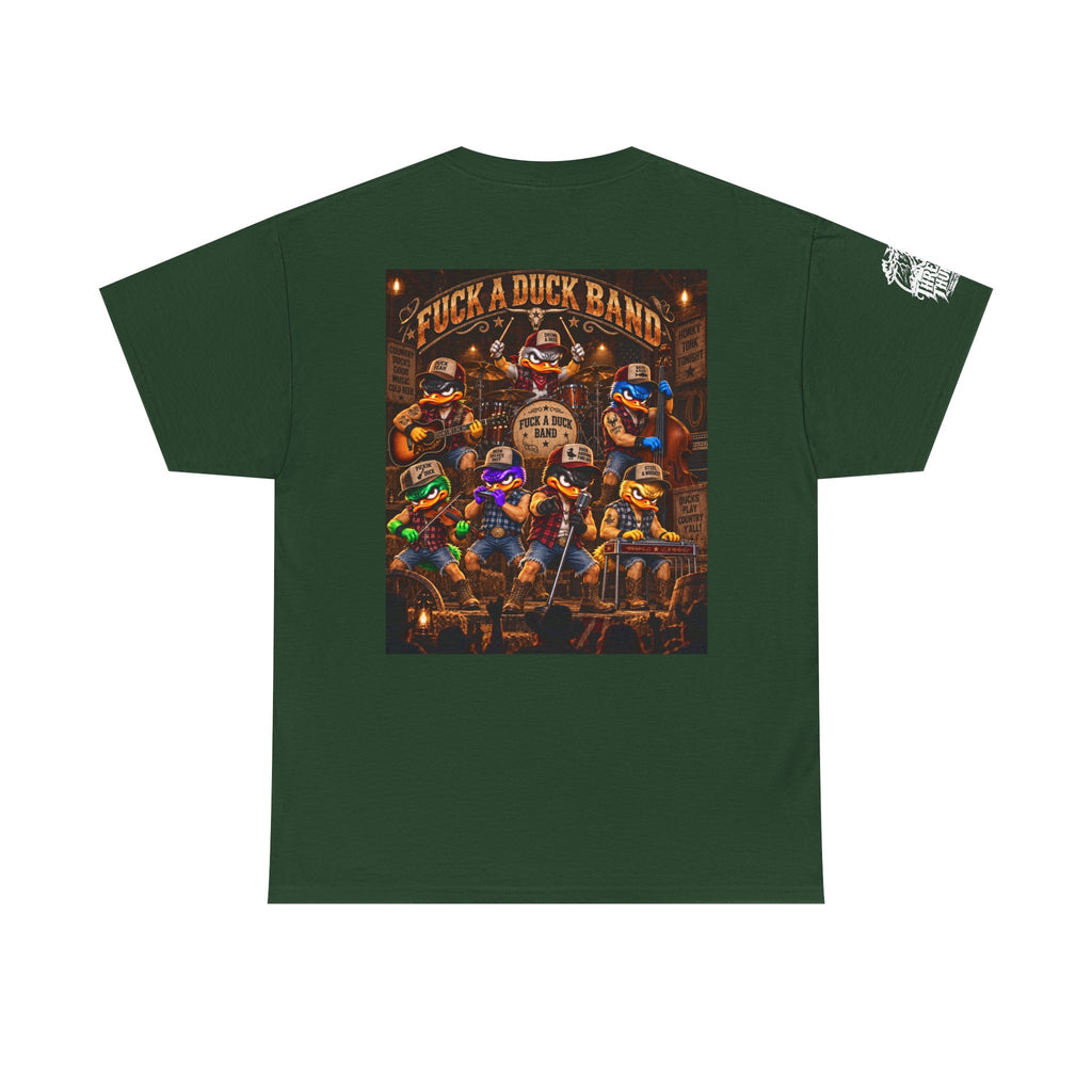 FUCK A DUCK BAND — Honky-Tonk Duck Band Back Graphic Tee