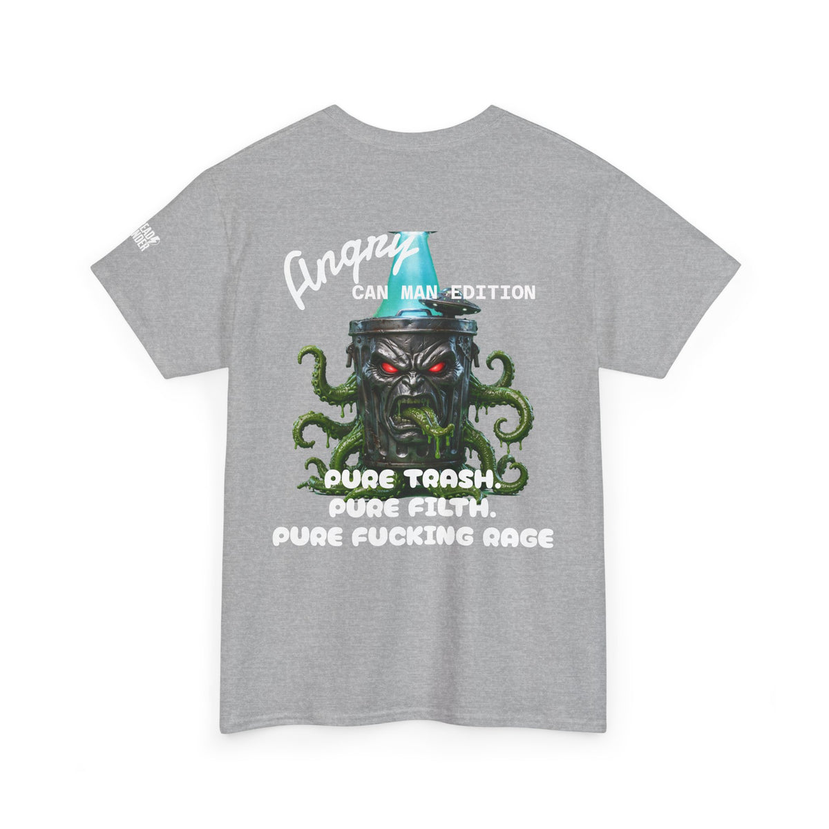 T-Shirt — Angry Can Man Monster Graphic Tee