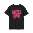 Graphic Tee — "Daddy's Throat" Drip Lettering Shirt