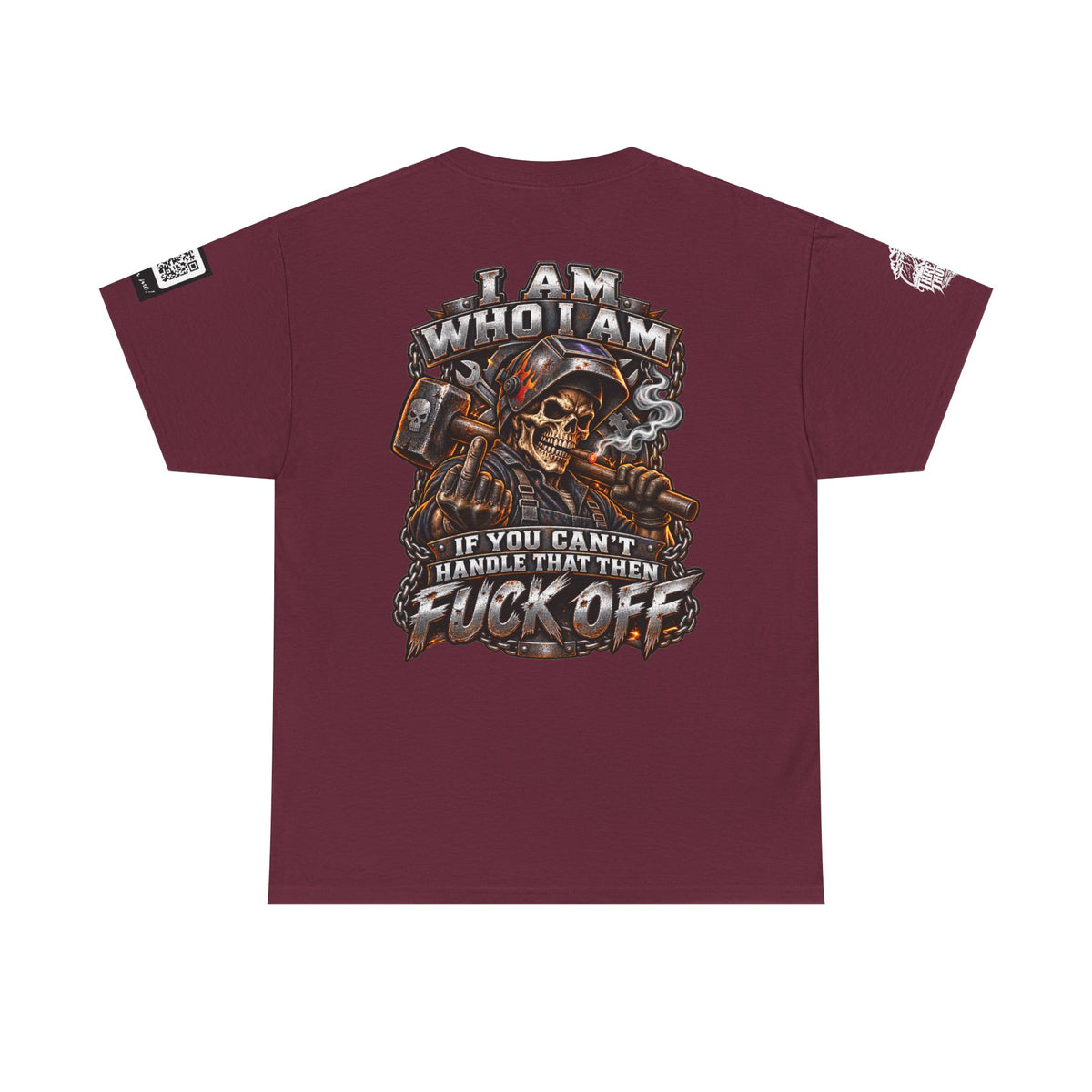 I Am Who I Am — If You Can’t Handle It, Fuck Off Back Graphic Tee