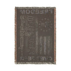 Freedom Over Fear Woven Blanket — "We The People" 2A Flag Throw