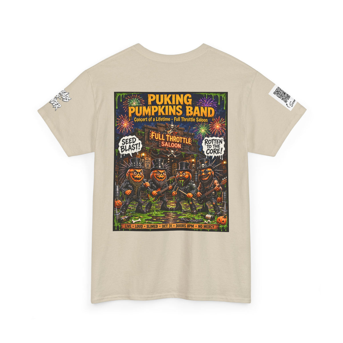 The Puking Pumpkins Punks #6 — Concert of Life - Horror Graphic T-Shirt