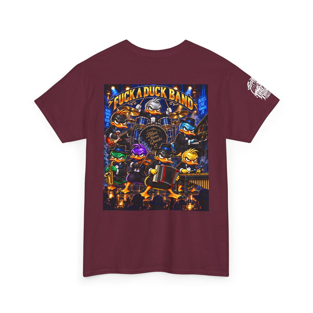 Blues, Tunes & Quacks — Duck Band Back Graphic Tee