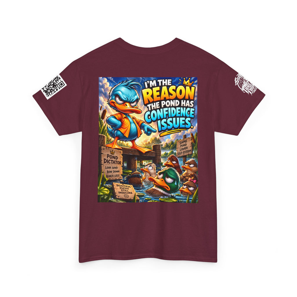 The Reason the Pond Has Confidence Issues Back Graphic Tee