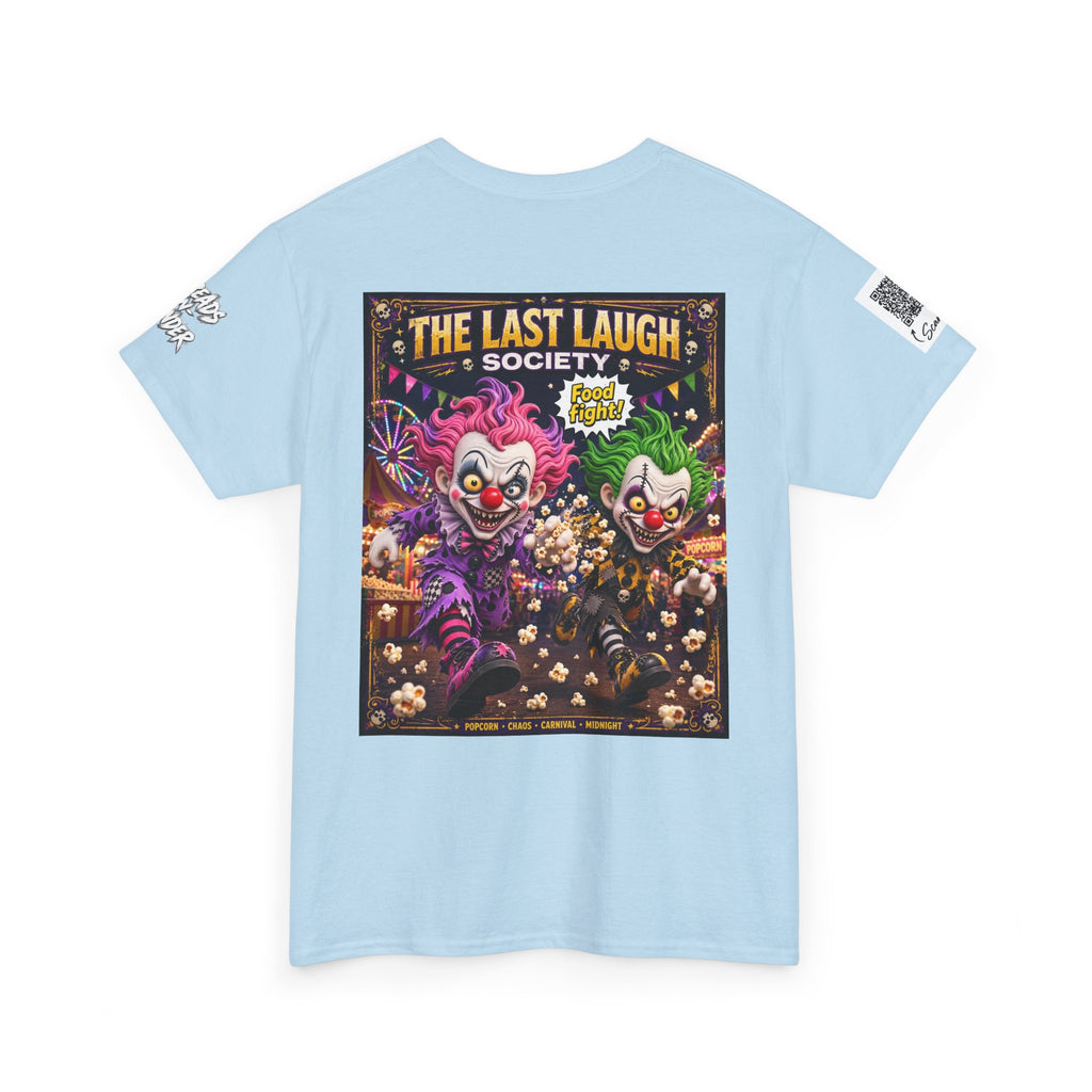 The Last Laugh Society Tee #132 — Carnival Clown Horror Graphic T-Shirt