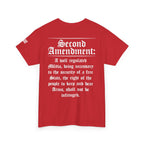 Second Amendment T-Shirt — Constitution Quote Flag Tee