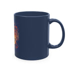 Skull Clash Ceramic Mug — Vintage Rock Tattoo Coffee Cup