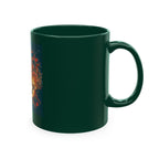 Skull Clash Ceramic Mug — Vintage Rock Tattoo Coffee Cup