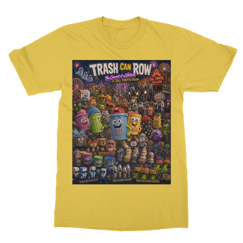 Trash Can Row: Concert for a Lifetime – T-Shirt Dress