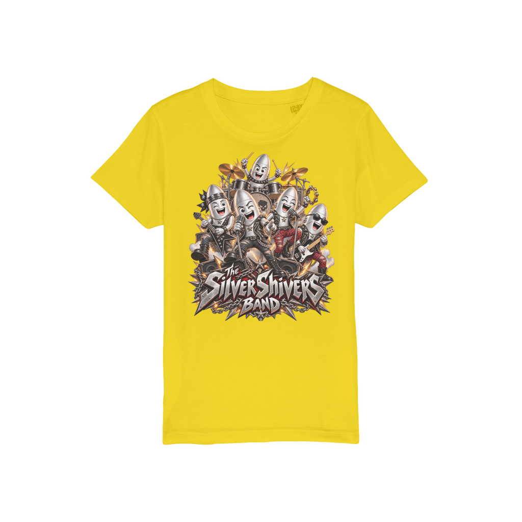 The Silver Shivers Band Organic Jersey Kids T-Shirt
