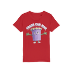 TRASH CAN MAN Organic Jersey Kids T-Shirt
