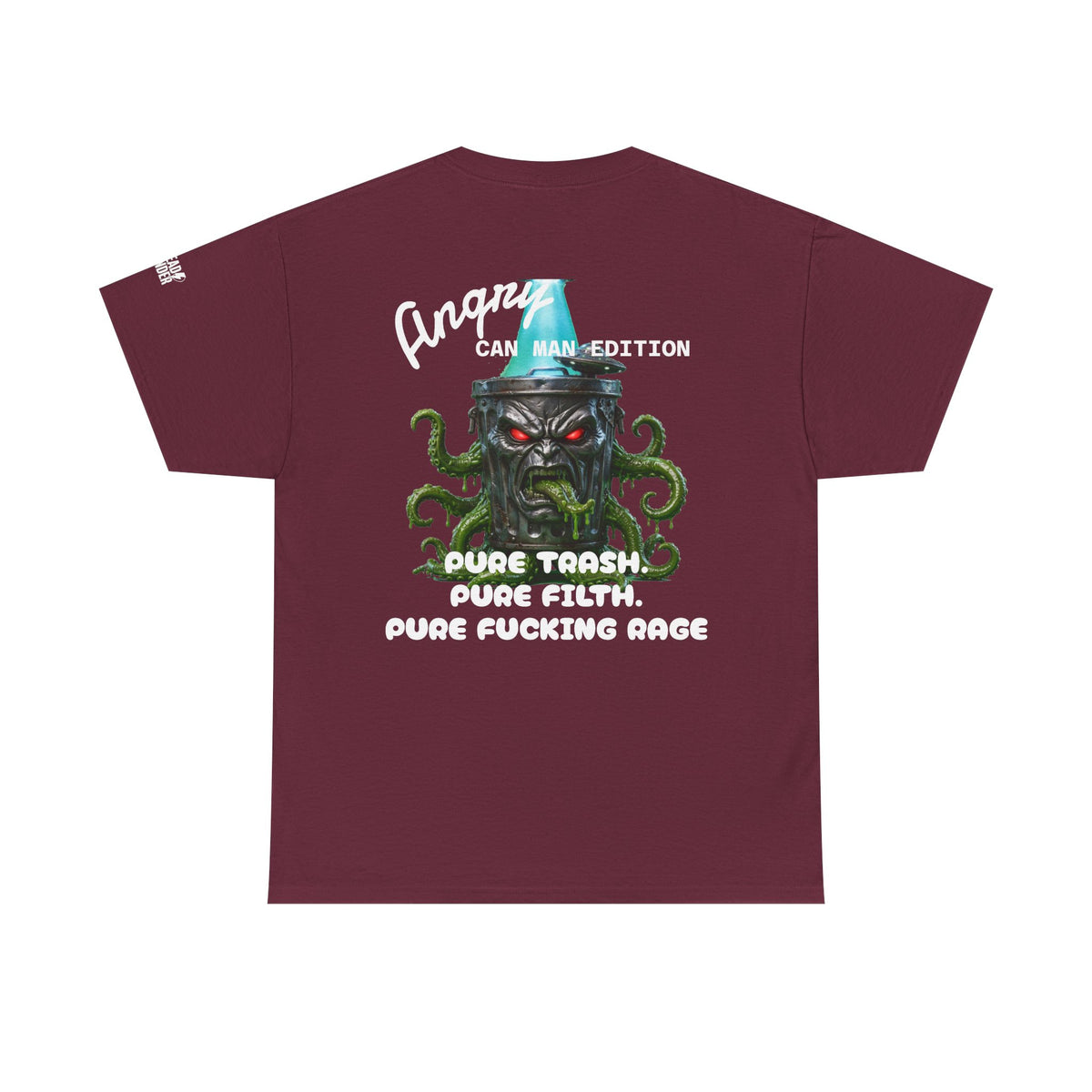 T-Shirt — Angry Can Man Monster Graphic Tee