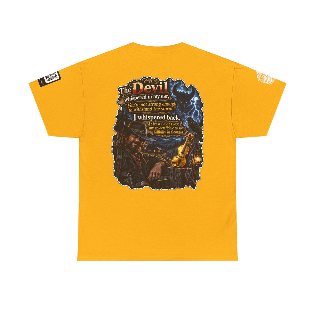 The Devil Whispered About the Storm — Georgia Hillbilly Back Graphic Tee