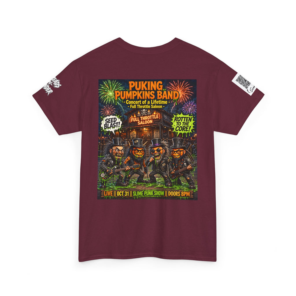 The Puking Pumpkins Band #5 — Concert of Life - Horror Graphic T-Shirt