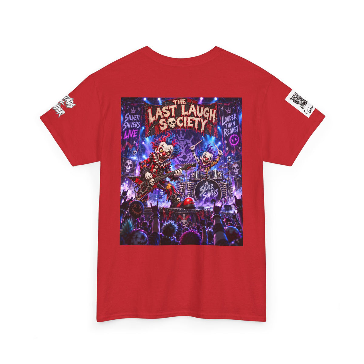 The Last Laugh Society Tee #133 — Carnival Clown Horror Graphic T-Shirt