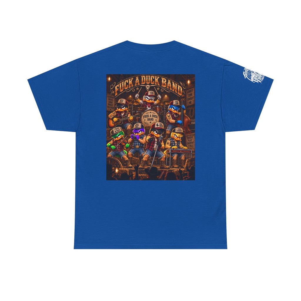 FUCK A DUCK BAND — Honky-Tonk Duck Band Back Graphic Tee