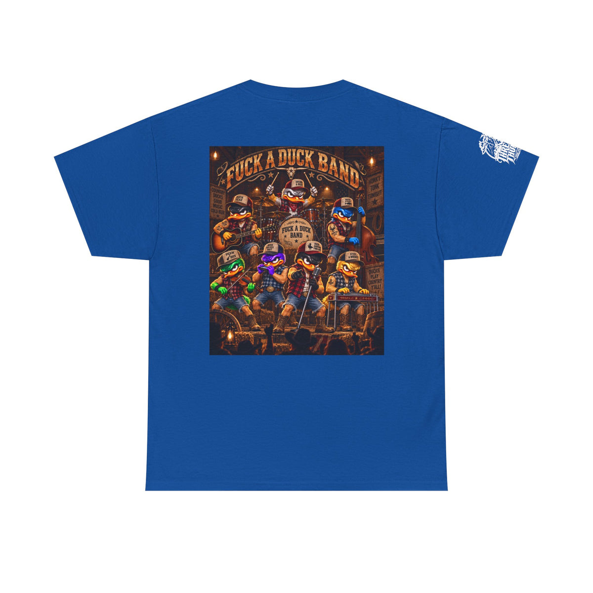 FUCK A DUCK BAND — Honky-Tonk Duck Band Back Graphic Tee