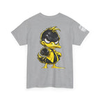 Yellow Rebel Duck Character Back Graphic Tee