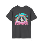 Chlamydia Survivor Cat T-Shirt — Cute Rainbow Calico Tee